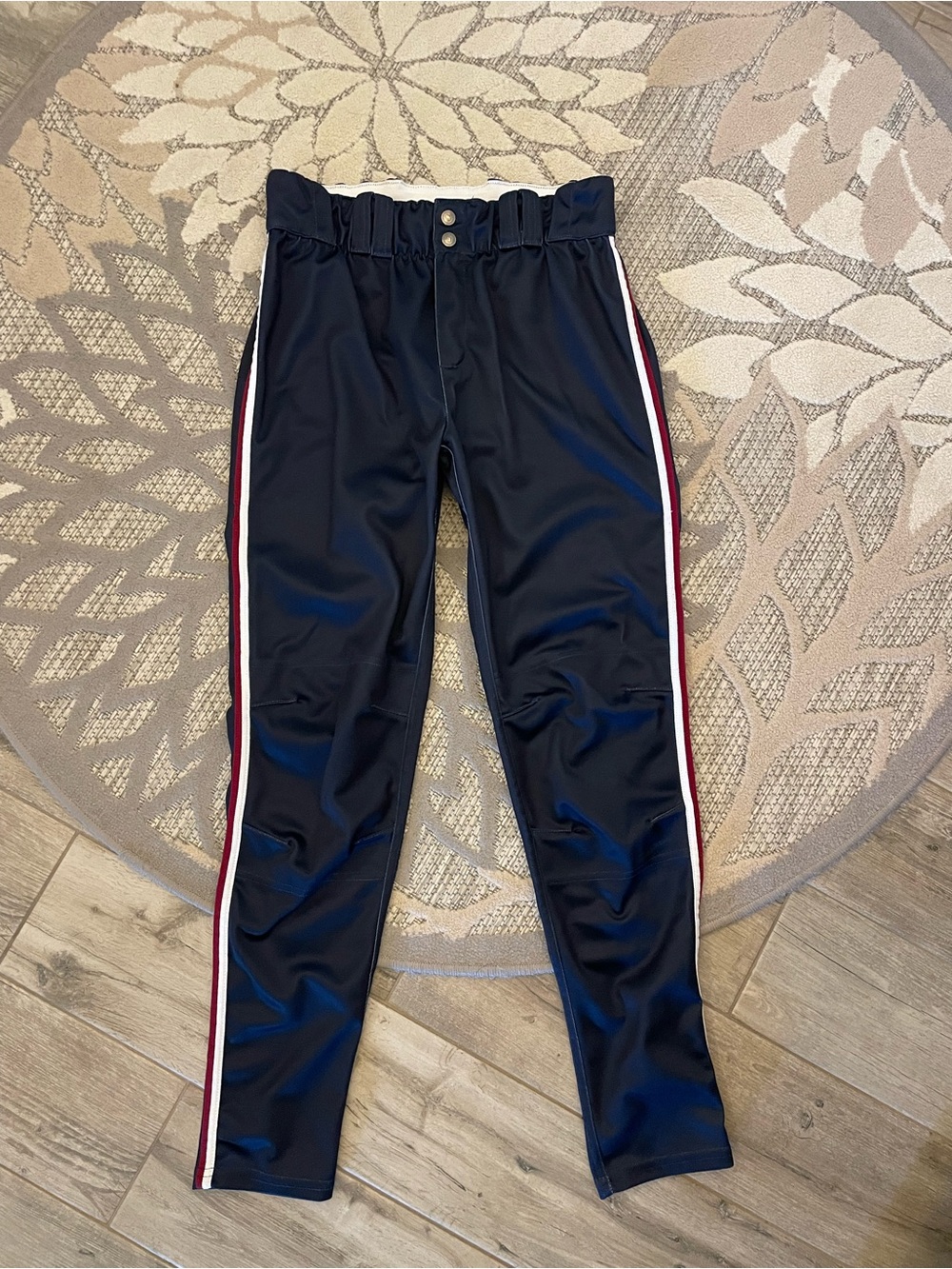 EvoShield CT Sublimated Navy Blue w/Red & White Piping Game Pant Men’s Size M